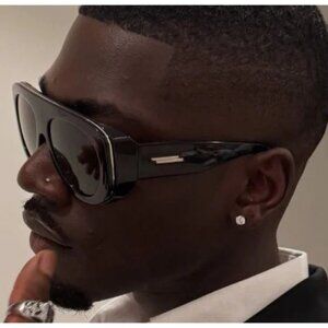 NEW BOTTEGA VENETA BV1362S 001 UNISEX BLACK SUNGLASSES